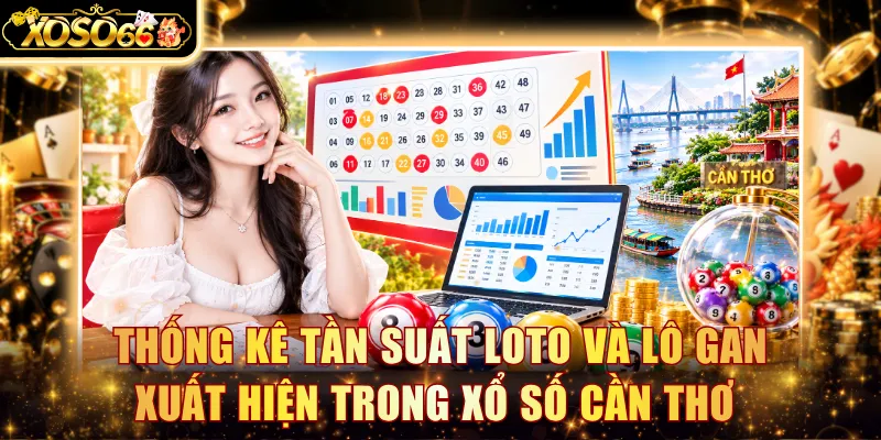 Thống kê tần suất loto và lô gan xuất hiện trong xổ số Cần Thơ 
